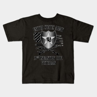 2nd Infantry Division- Veteran Kids T-Shirt